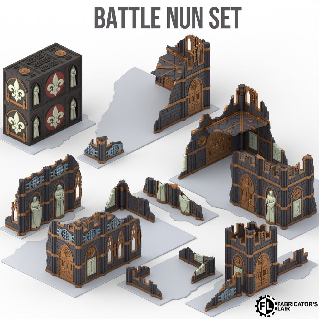 WH40K 11th Ed. Battle Nuns Terrain Set