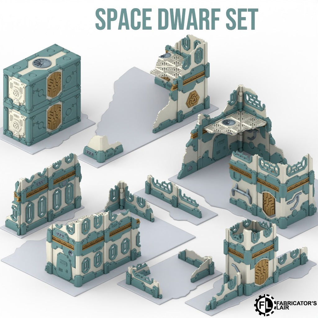WH40K 11th Ed. Space Dwarves Terrain Set